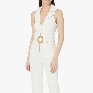 Show Me Your Mumu halter cream jumpsuit